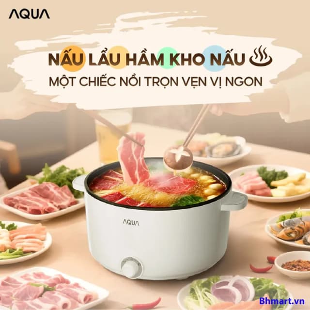 So sánh giá Nồi lẩu điện đa năng AQUA AQS-EP3Y 2.4 lít rẻ nhất? - Ảnh 14
