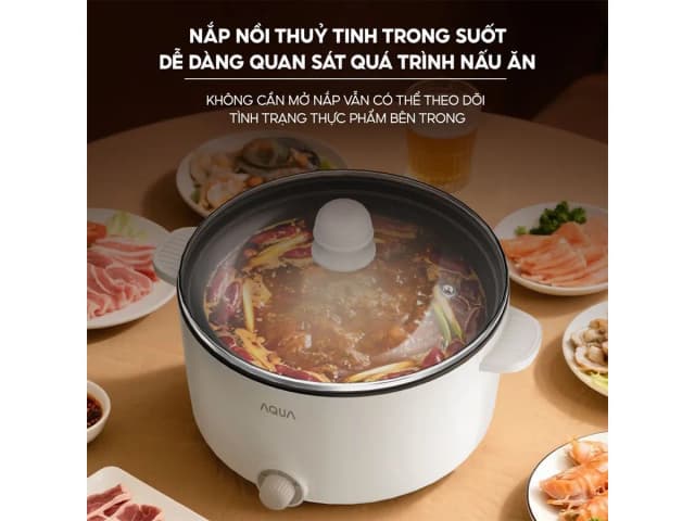 So sánh giá Nồi lẩu điện đa năng AQUA AQS-EP3Y 2.4 lít rẻ nhất? - Ảnh 18