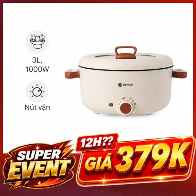 Nồi lẩu điện Elmich MPE1297 3 lít - Ảnh 11