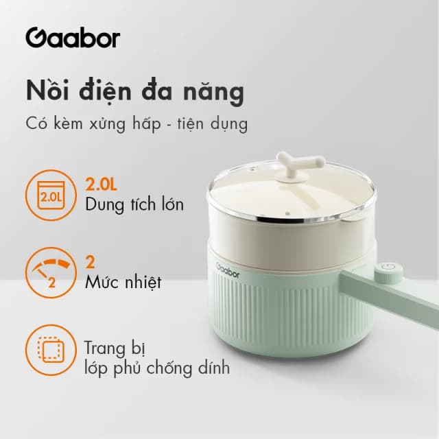 So sánh giá Nồi lẩu điện Gaabor EC-15M01A 1.5 lít rẻ nhất? - Ảnh 18