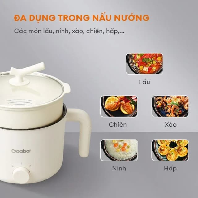 So sánh giá Nồi lẩu điện Gaabor EC-15M01A 1.5 lít rẻ nhất? - Ảnh 4