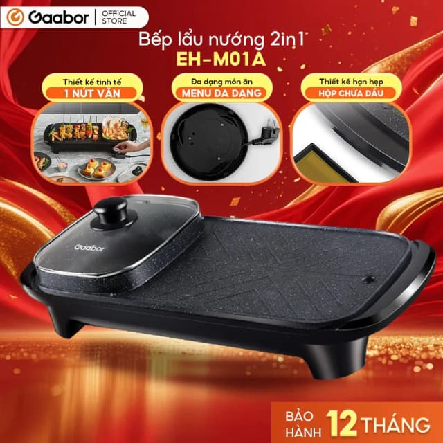 So sánh giá Nồi lẩu điện Gaabor GH-M13A 2 lít rẻ nhất? - Ảnh 9