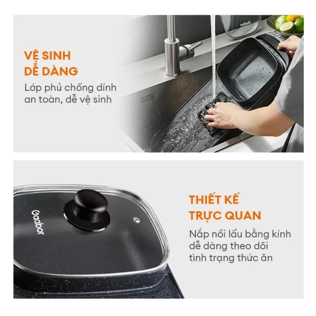 So sánh giá Nồi lẩu điện Gaabor GH-M13A 2 lít rẻ nhất? - Ảnh 10
