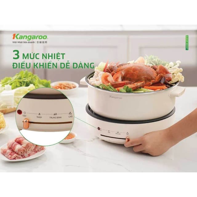 So sánh giá Nồi lẩu điện Kangaroo KG50EH1 5 lít rẻ nhất? - Ảnh 10