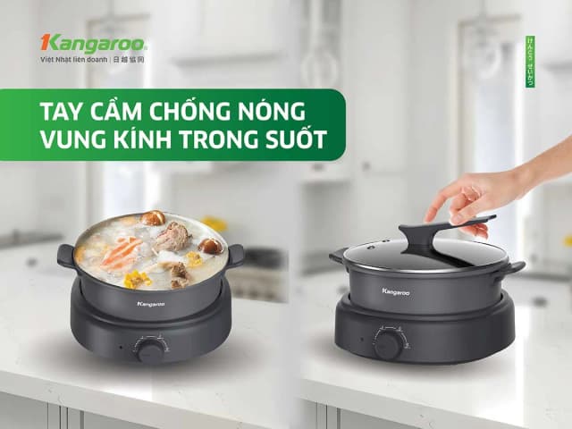 So sánh giá Nồi lẩu điện Kangaroo KGEH50N2 5 lít rẻ nhất? - Ảnh 13