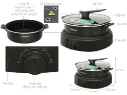 So sánh giá Nồi lẩu điện Kangaroo KGEH50N2 5 lít - Tìm sản phẩm giá rẻ nhất - Ảnh 5