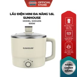 So sánh giá Nồi lẩu điện Sunhouse SHD4516 1.6 lít - Tìm sản phẩm giá rẻ nhất - Ảnh 1