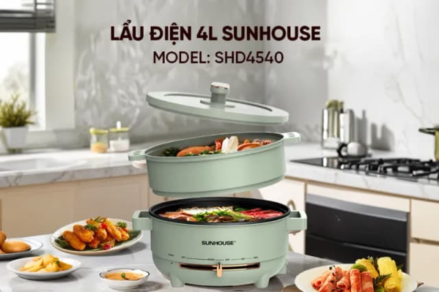 Top 1 so sánh giá Nồi lẩu điện Sunhouse SHD4516 1.6 lít - Tìm sản phẩm giá rẻ nhất - Ảnh 12