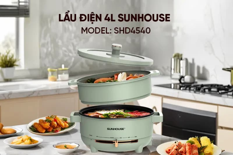 So sánh giá Nồi lẩu điện Sunhouse SHD4516 1.6 lít - Tìm sản phẩm giá rẻ nhất - Ảnh 12