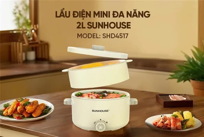 So sánh giá Nồi lẩu điện Sunhouse SHD4516 1.6 lít - Tìm sản phẩm giá rẻ nhất - Ảnh 17