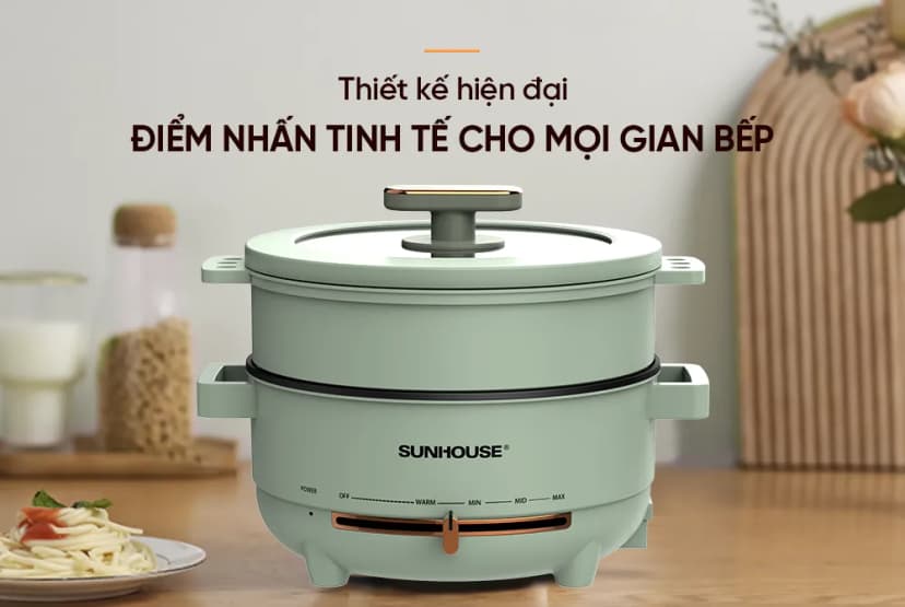 So sánh giá Nồi lẩu điện Sunhouse SHD4516 1.6 lít - Tìm sản phẩm giá rẻ nhất - Ảnh 7