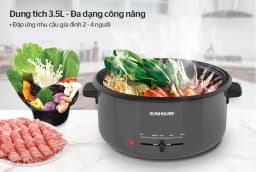 So sánh giá Nồi lẩu điện Sunhouse SHD4516 1.6 lít - Tìm sản phẩm giá rẻ nhất - Ảnh 8