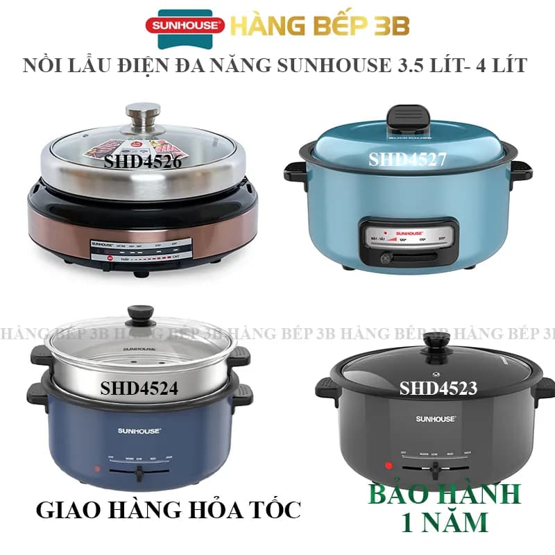 Nồi lẩu điện Sunhouse SHD4526 4 lít - Giá rẻ nhất hôm nay - Ảnh 15