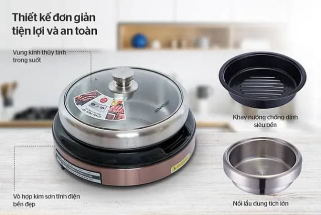So sánh giá Nồi lẩu điện Sunhouse SHD4526 4 lít rẻ nhất? - Ảnh 9