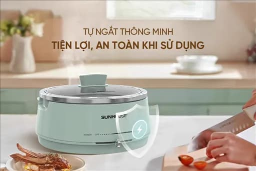 So sánh giá Nồi lẩu điện Sunhouse SHD4543 4 lít rẻ nhất? - Ảnh 6