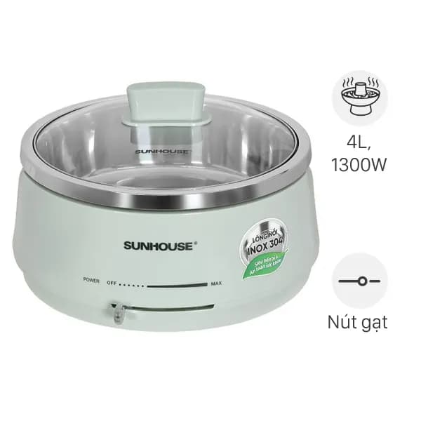 So sánh giá Nồi lẩu điện Sunhouse SHD4543 4 lít rẻ nhất? - Ảnh 7