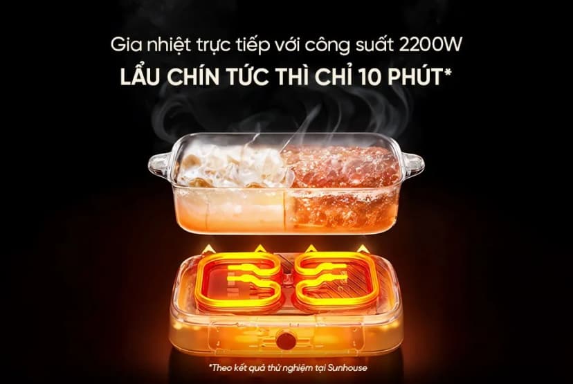 Nồi lẩu điện Sunhouse SHD4568 6 lít - Giá rẻ nhất hôm nay - Ảnh 13