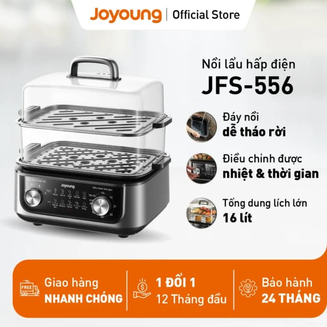 Top 1 so sánh giá Nồi lẩu hấp đa năng Joyoung JFS-556 16 lít - Tìm sản phẩm giá rẻ nhất - Ảnh 2