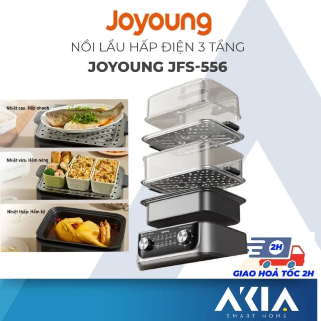 Top 1 so sánh giá Nồi lẩu hấp đa năng Joyoung JFS-556 16 lít - Tìm sản phẩm giá rẻ nhất - Ảnh 13