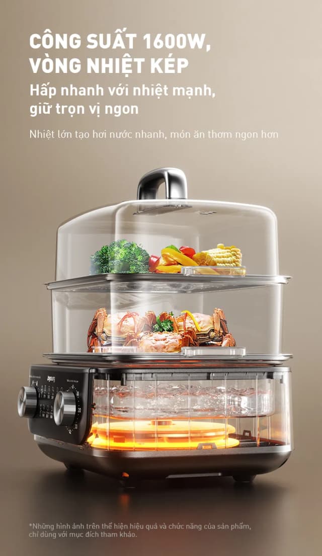 Top 1 so sánh giá Nồi lẩu hấp đa năng Joyoung JFS-556 16 lít - Tìm sản phẩm giá rẻ nhất - Ảnh 14