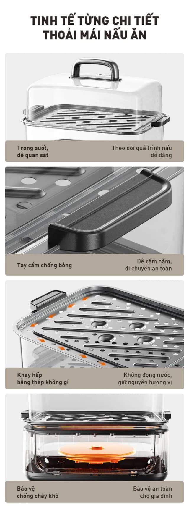 Top 1 so sánh giá Nồi lẩu hấp đa năng Joyoung JFS-556 16 lít - Tìm sản phẩm giá rẻ nhất - Ảnh 33