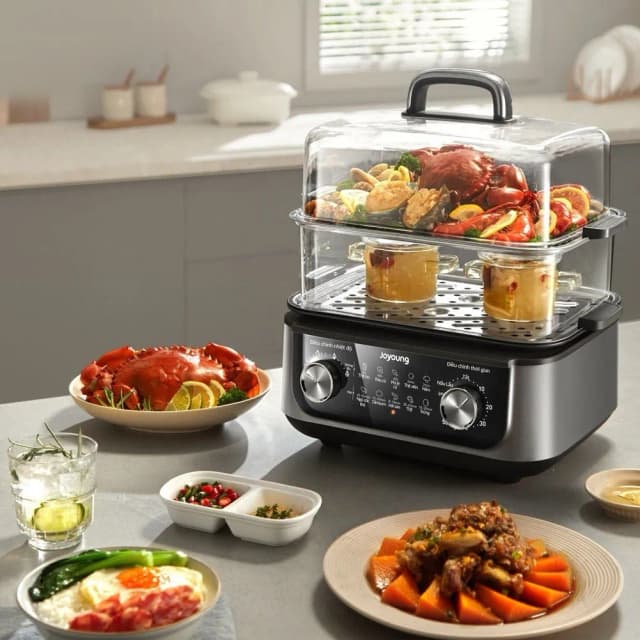 Top 1 so sánh giá Nồi lẩu hấp đa năng Joyoung JFS-556 16 lít - Tìm sản phẩm giá rẻ nhất - Ảnh 6