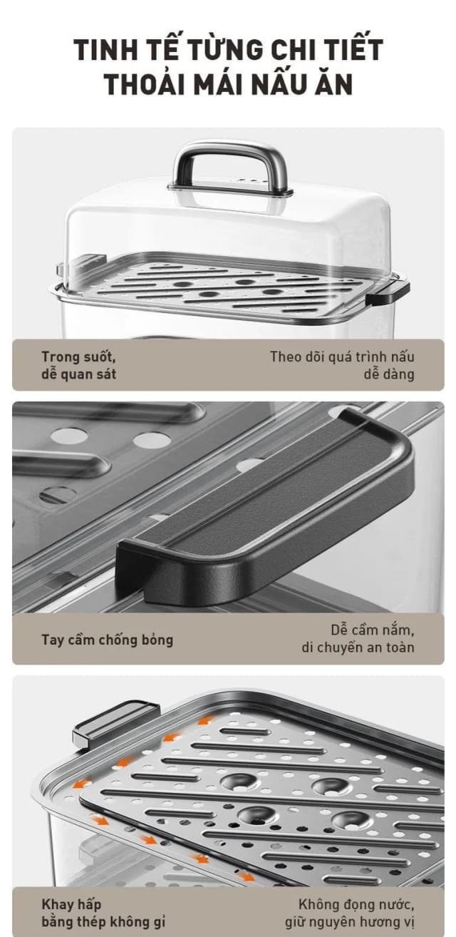 Top 1 so sánh giá Nồi lẩu hấp đa năng Joyoung JFS-556 16 lít - Tìm sản phẩm giá rẻ nhất - Ảnh 63