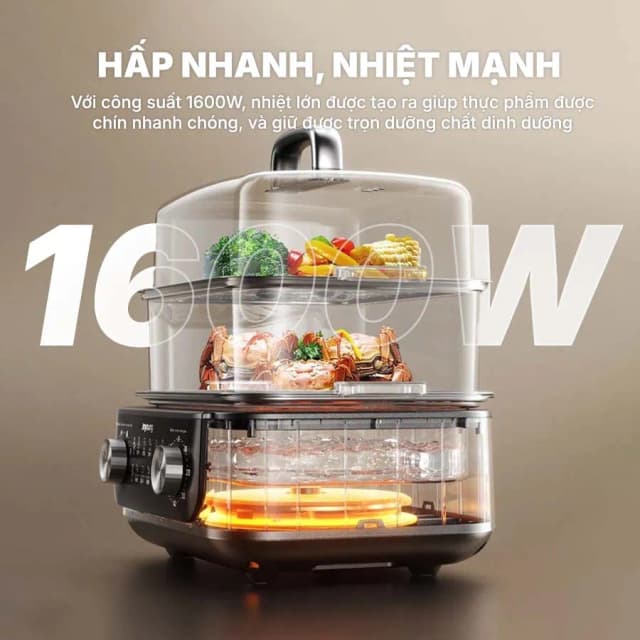 Top 1 so sánh giá Nồi lẩu hấp đa năng Joyoung JFS-556 16 lít - Tìm sản phẩm giá rẻ nhất - Ảnh 76