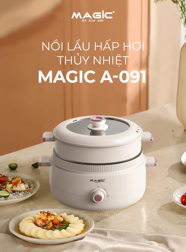 So sánh giá Nồi lẩu hấp đa năng Magic A-091 4 lít rẻ nhất? - Ảnh 11