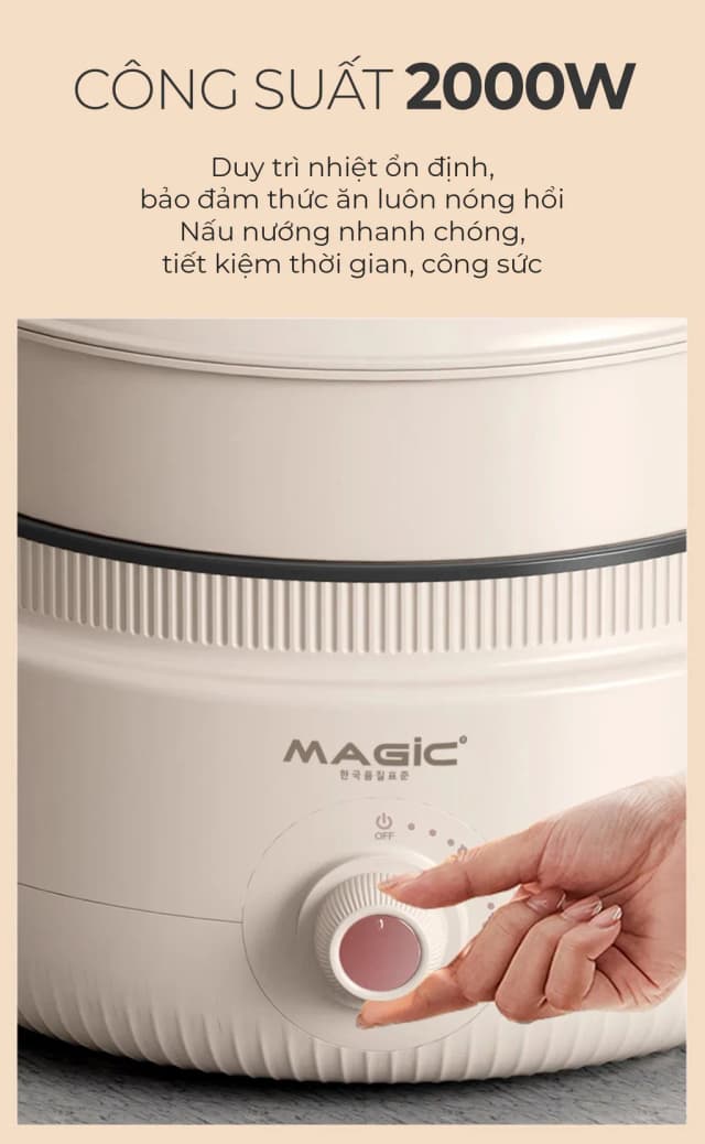 So sánh giá Nồi lẩu hấp đa năng Magic A-091 4 lít rẻ nhất? - Ảnh 17