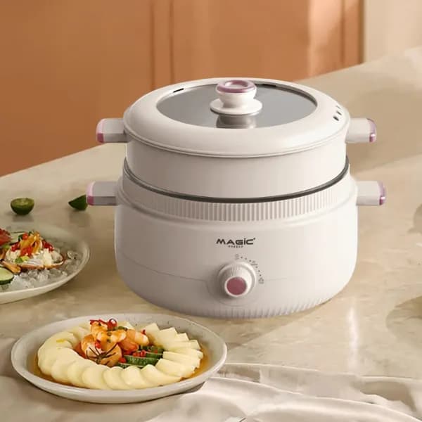 So sánh giá Nồi lẩu hấp đa năng Magic A-091 4 lít rẻ nhất? - Ảnh 8