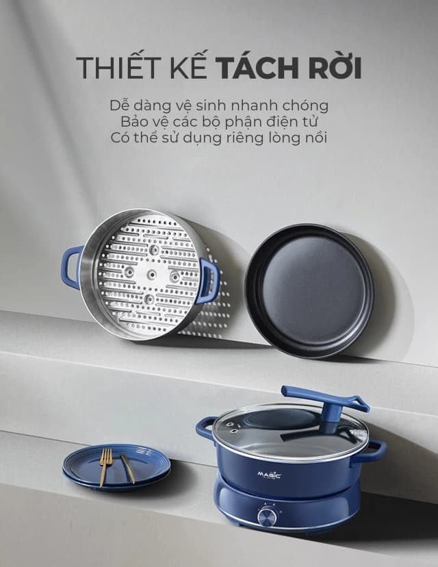 So sánh giá Nồi lẩu hấp đa năng Magic Eco AC-282 6 lít rẻ nhất? - Ảnh 16