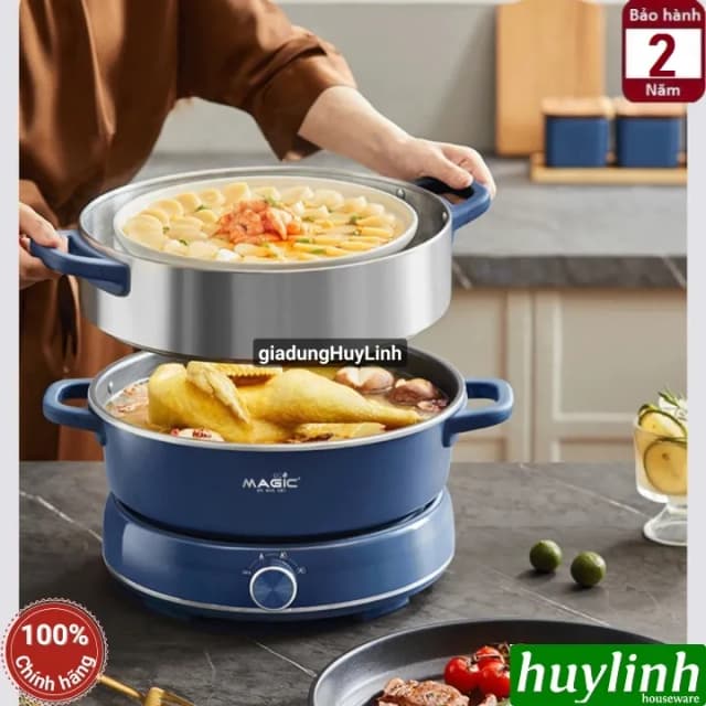 So sánh giá Nồi lẩu hấp đa năng Magic Eco AC-282 6 lít rẻ nhất? - Ảnh 9