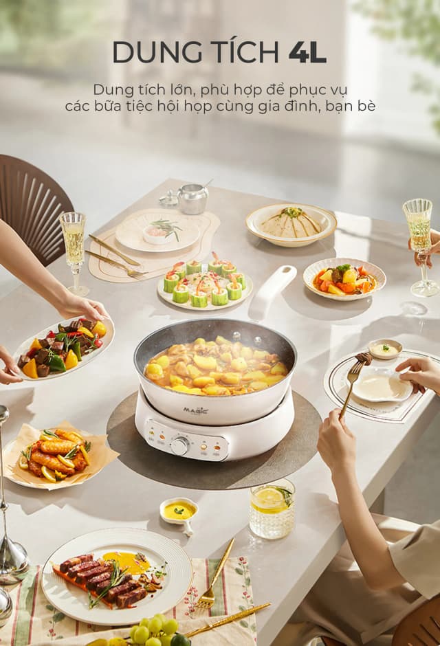 So sánh giá Nồi lẩu hấp đa năng Magic Eco AC-284 4 lít rẻ nhất? - Ảnh 13