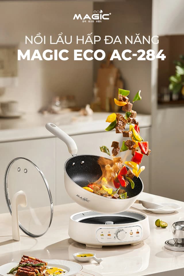So sánh giá Nồi lẩu hấp đa năng Magic Eco AC-284 4 lít rẻ nhất? - Ảnh 4