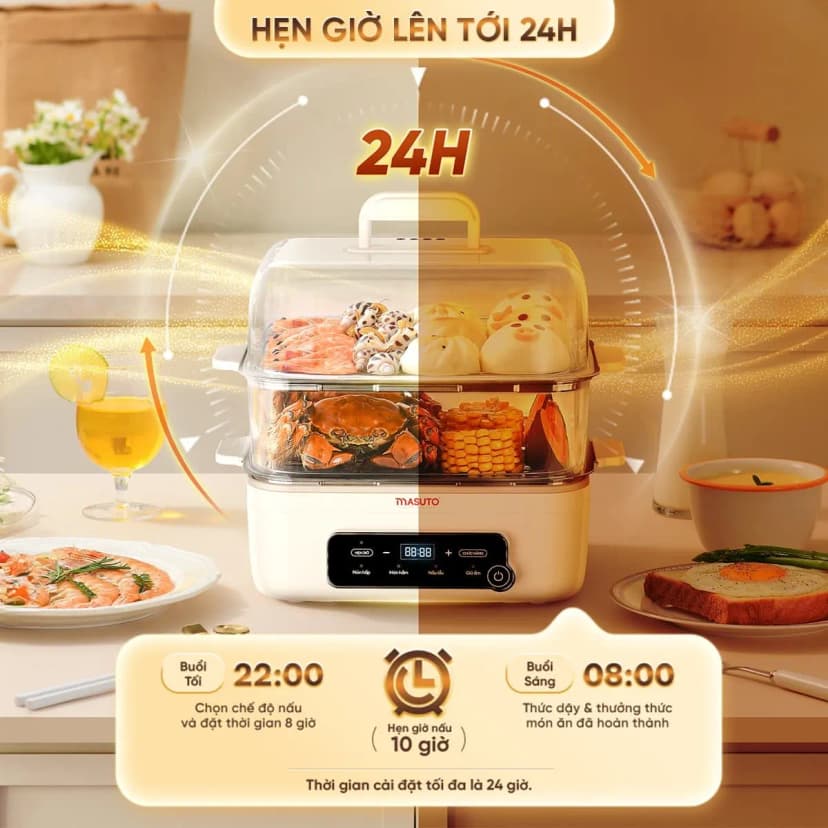 Nồi lẩu hấp đa năng Rapido RFM45YSM-1 4.5 lít - Giá rẻ nhất hôm nay - Ảnh 13
