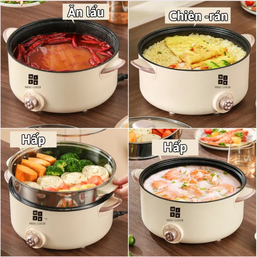 Nồi lẩu hấp đa năng Rapido RFM45YSM-1 4.5 lít - Giá rẻ nhất hôm nay - Ảnh 6