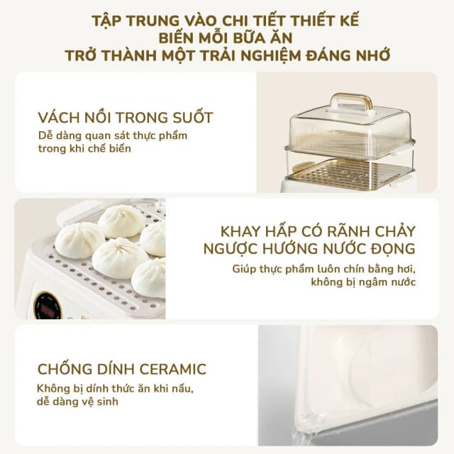 Top 1 so sánh giá Nồi lẩu hấp đa năng Unie UE668 10 lít - Tìm sản phẩm giá rẻ nhất - Ảnh 15