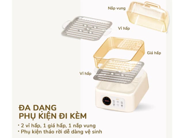 Top 1 so sánh giá Nồi lẩu hấp đa năng Unie UE668 10 lít - Tìm sản phẩm giá rẻ nhất - Ảnh 18