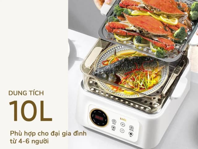 Top 1 so sánh giá Nồi lẩu hấp đa năng Unie UE668 10 lít - Tìm sản phẩm giá rẻ nhất - Ảnh 3