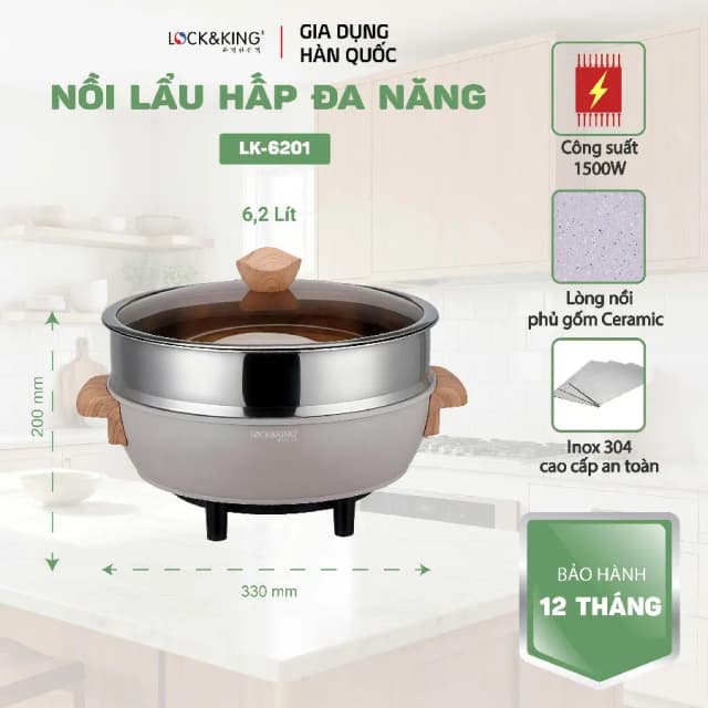 Top 1 so sánh giá Nồi lẩu hấp đa năng Unie UE668 10 lít - Tìm sản phẩm giá rẻ nhất - Ảnh 55