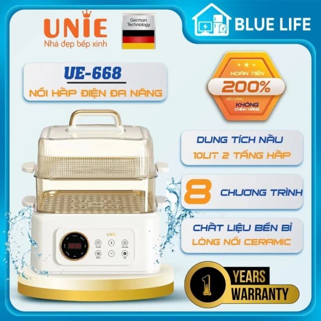 Top 1 so sánh giá Nồi lẩu hấp đa năng Unie UE668 10 lít - Tìm sản phẩm giá rẻ nhất - Ảnh 8