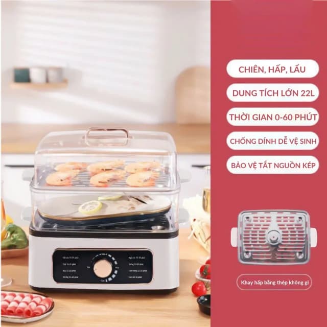 Top 1 so sánh giá Nồi lẩu hấp đa năng Unie UE668 10 lít - Tìm sản phẩm giá rẻ nhất - Ảnh 87