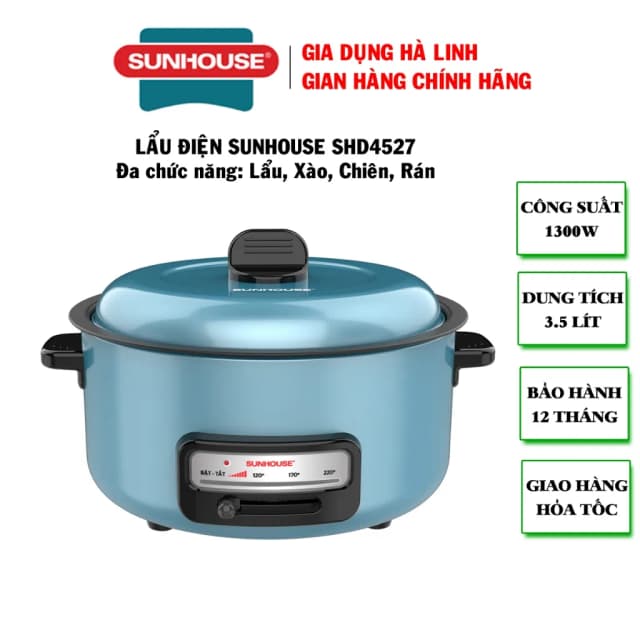 Nồi lẩu điện Sunhouse SHD4527 3.5 lít - Ảnh 9