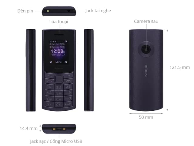 Điện thoại Nokia 110 4G Pro - 5