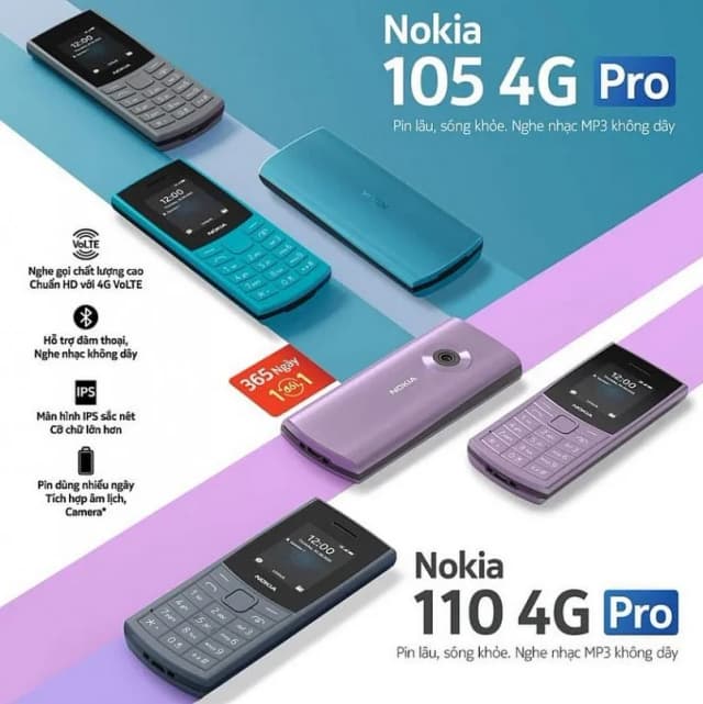 Điện thoại Nokia 110 4G Pro - 6