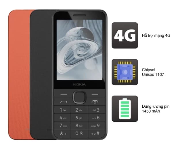 Điện thoại Nokia 220 4G - Ảnh 1