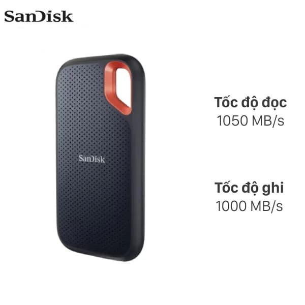 Ổ cứng SSD 2TB Sandisk Extreme Portable SDSSDE61 - Giá rẻ nhất hôm nay - Ảnh 1