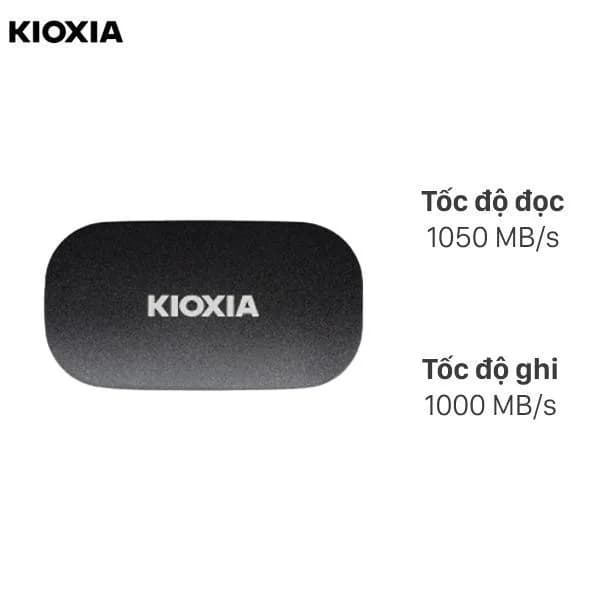 Ổ cứng SSD 500GB Kioxia Exceria Plus G2 Portable LXD20K500GG8 - Giá rẻ nhất hôm nay - Ảnh 1