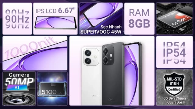 Điện thoại OPPO A3 8GB/128GB - 4